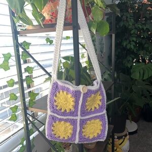 Handmade ☀️ sun shoulder tote bag